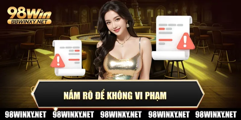Nắm rõ để không vi phạm